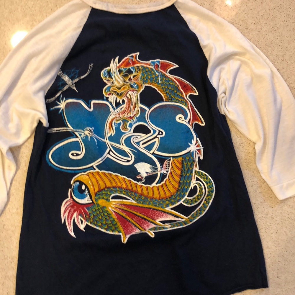 Vintage YES concert band T-shirt 1979